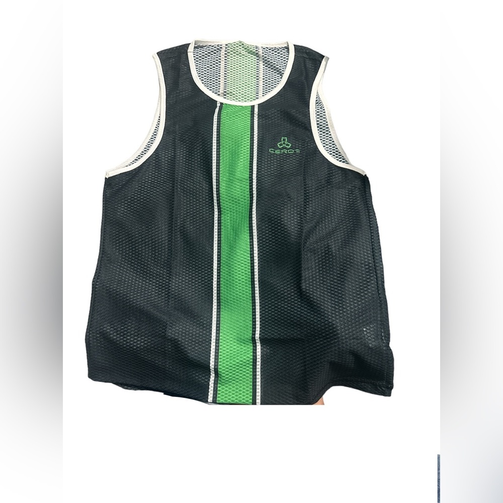 CEROTIPOLAR Men’s Sleeveless Cycling Undershirt Quick Dry Bike Breathable Sz XL